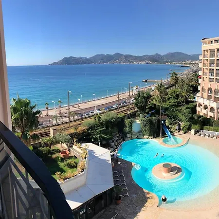 Cannes Apartment With Sea View, Aircondition And Parking Buitenkant foto